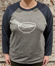 Load image into Gallery viewer, RG Vintage Raglan T - size L on 5&#39; 4&quot; model